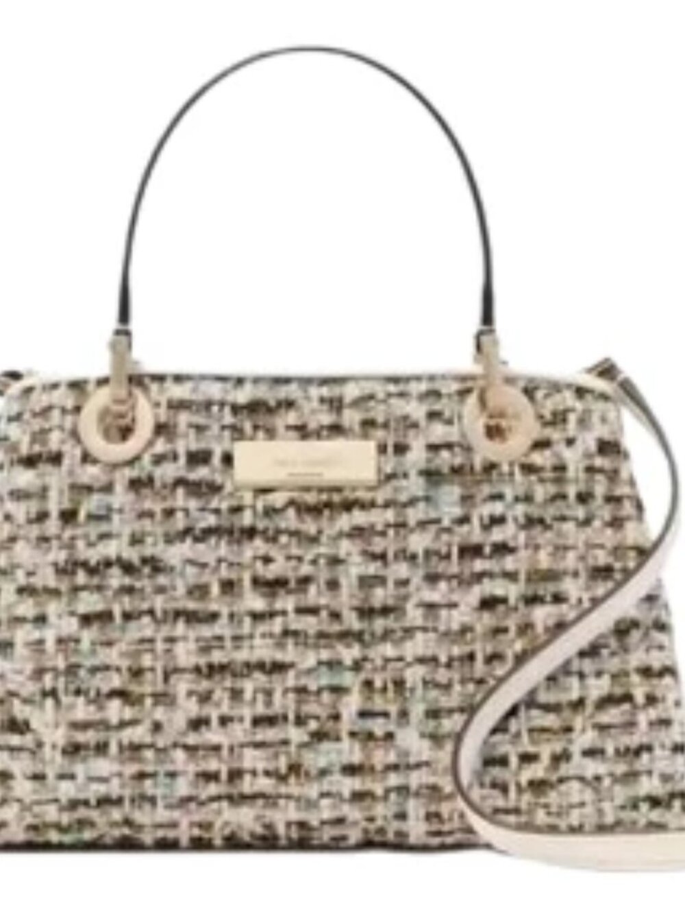 NWOT Kate Spade Outlet Carey Tinsel Tweed Small Sullivan Satchel